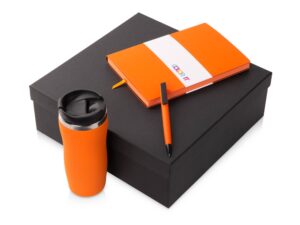 Подарочный набор «COLOR IT» c блокнотом, ручкой и термокружкой