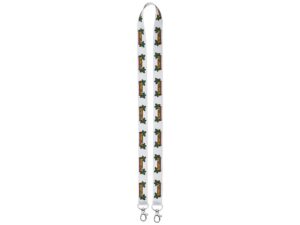 Ланъярд под сублимацию с 2-мя карабинами