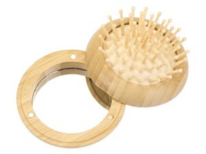 Расческа с зеркалом «Daisy» из бамбука