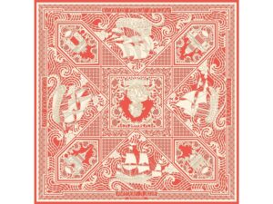 Платок «Русская резьба по кости»