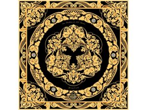 Платок «Златоустовская гравюра»