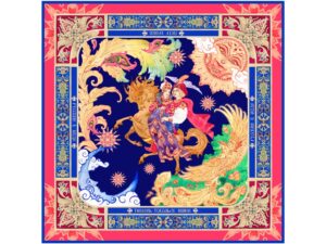 Платок «Конёк — Горбунок»