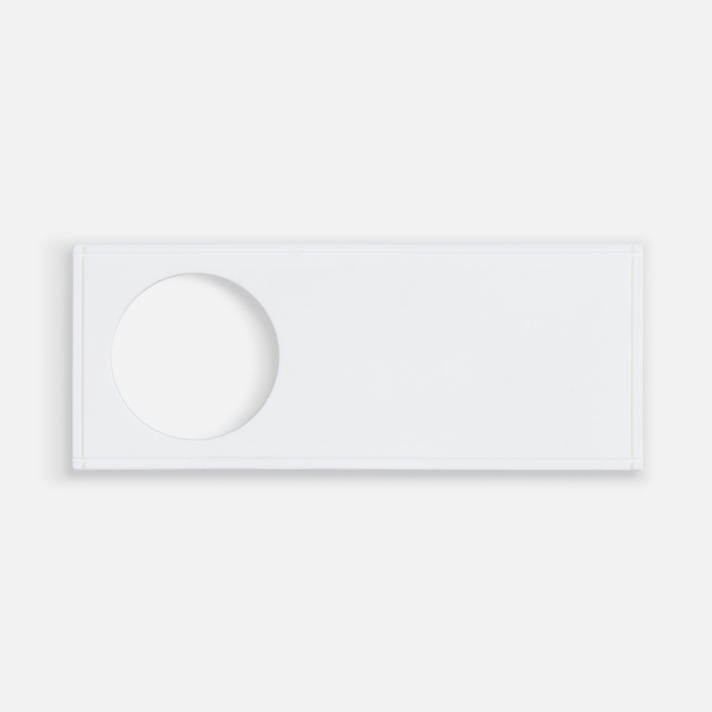 Лейбл из ПВХ с вырубкой «Круг»